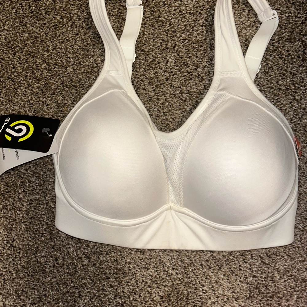 Champion White Sports Bra